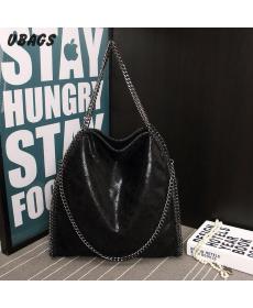 mode Pu Leder Handtasche Mit Einer Kette Tragbare Schultertasche bolsas feminina dame Tragetaschen