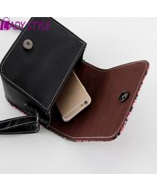 Bolsos Carteras Mujer Damen Messenger Bags Pu Leder Cat Tragen Große Gläser Drucken Schulter Handtaschen