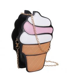 Neue Nette Damen Cupcake Eis Form Crossbody Taschen Cartoon Mode Kette Pu Leder Damen Kleine Mini Umhängetasche