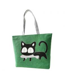 berühmte Marke Damen Handtasche Mode Weibliche Katze Damen Große Handtasche Damen Canvas Handtaschen Schulte