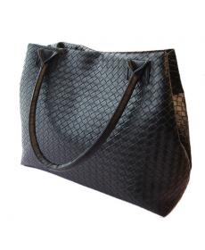 7 Farben Damen Pu Leder Handtasche Tote Schulter Taschen Große Kapazität PU Weben Tasche Fashion Luxus