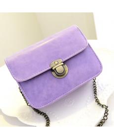 Neue Mode Damen Messenger bags Kette Umhängetasche Pu Leder Candy Farbe Crossbody Mini Tasche Reine Farbe