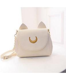 neue Sommer Begrenzte Sailor Moon Kette Umhängetasche Damen Luna Katze PU Leder Handtasche Damen Messenger