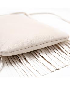 Vintage Damenschulterbeutel Pu Leder Quaste Handtaschen Reißverschluss Umhängetasche Dame Mode Umhänget