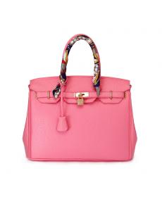 Marke designer hochwertigen pu Leder Handtasche mit gold lock schal 30cm 35cm Damen Taschen mode Designer bolsas
