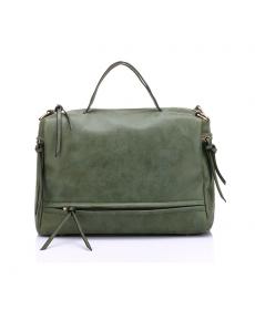 marke Damen Handtasche mit zwei riemen hochwertigen pu Leder tote Tasche retro schulter messenger bags grün