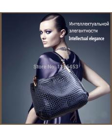Damen Leder Krokodil Tasche Damen Designer Handtaschen Hochwertige Sac ein Haupt Alligator Organizer Bolsos Mujer