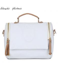vintage adrette Leder Damen Handtasche hohe Qualität Mode Tasche Schulter Stempel Messenger Taschen