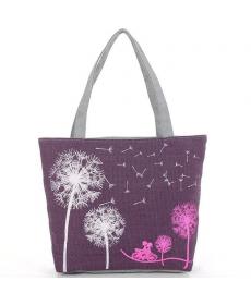 Canvas Women Casual Tote Designer Dame Große Tasche Mode löwenzahn Handtaschen Taschen Einkaufstasche Neue