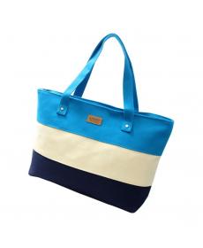 Handtaschen Casual Tote Zwei Strap Bag Chinesischen Stil Mode Leinwand Reißverschluss Vielseitige Taschen
