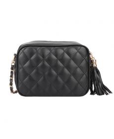Plaid Designer Damen Messenger Bags Pu Leder Kleine Crossbody Umhängetaschen Damen Schwarz Casual Bag