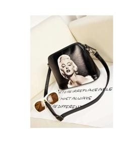 heißer verkauf Katzen drucken Damen Handtasche shell bag Damen pu Leder Umhängetasche Damen kleine Tasche