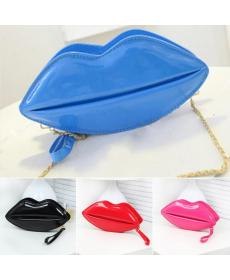 Neuankömmlinge einzigartige mode lippe geformt Handtasche Damen Umhängetasche Umhängetasche