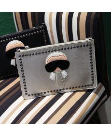 Neue Cartoon design personalisierten mode Lafayette nieten hülle Tasche clutch Geldbörse Handtaschen