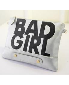 Mit Gute Geschenke Europäische trendy BAD GIRL buchstaben Handtasche Damen schulter Tasche ipad Damen