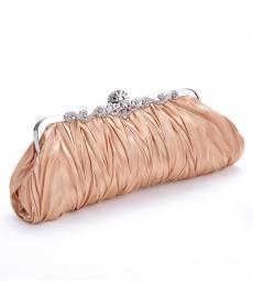 Schöne Damen Hochzeit Handtasche Mode Lange Elegante Kristall Satin Abendtasche Tageskupplungen Lange