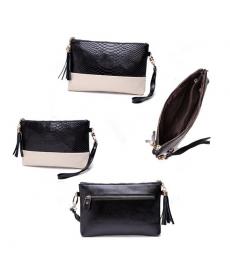 NEUE Mode Alligator Muster Reißverschluss Leder Tasche für Damen Kurze Brieftasche Handy Keys