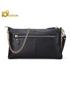 15 Farbe Echtem Leder Damen Tasche Designer Hochwertigen Clutch Mode Damen Leder Handtaschen Kette Umhängetaschen