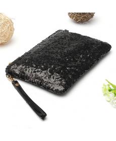 Dame Mädchen Damen Brieftasche Hülle Pailletten Abend Tasche Kette Kupplung Handtasche Party Charmante Kleid