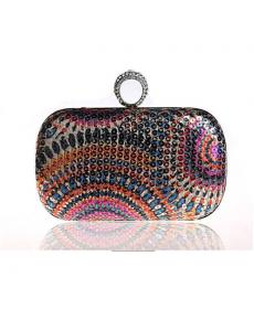 europäischen Diamant Knöchelring Kupplung Abendessen Tasche Shinny Paillette Kristalle Damen Party Perlen