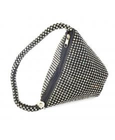 Hot dreieck Voller Strass Damen Abend Handtasche Partei Prom Hochzeit Geldbörse Mode