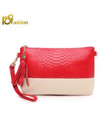 Abendtaschen für Damen Leder Kupplung Damen Leder Handtaschen Mode Quaste Kette Umhängetaschen