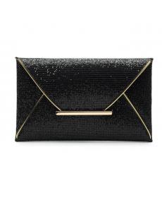 Luxus Mode Womens Pailletten Hülle Tasche Gold Kaffee Schwarz Twinkly Farbe Clutch Handtasche