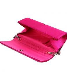 Damen Satin Strass Abend Handtasche Damen Tag Kupplung Geldbörse Kette Handtasche Braut Hochzeit Tasche Bolsas