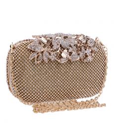 Blume Kristall Abendtasche Handtaschen Kupplungen Dame Hochzeit Geldbörse Strass Hochzeit Handtaschen Silber Gold