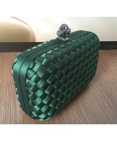 Damen luxus sterne 100% neue handgemachte dame gestrickte Knoten Clutch Abendtasche Mode Damen Formale Abend Cluth