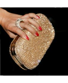 diamanten besetzte Abendtasche Abendtasche mit einer diamant Tasche Damen strass bankett Handtasche tag kupplung