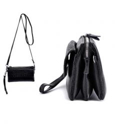Damen Geldbörsen Leder Paket Armband Kupplungen weibliche Steinmuster Geldbörsen kleine Handtasche