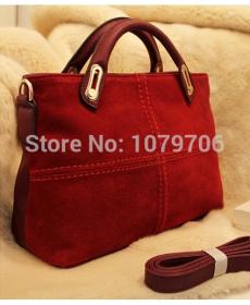 Freies verschiffen Neue Handtaschen Vintage Klassische Leder Damen Handtasche Rot Damen Messenger Bags