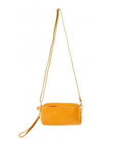 Neue Damen Steinmuster Abendtasche VollrindLeder Präge Wristlet Geldbörse Taschen Schulter Messenger