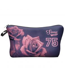 neue Mode 3d Druck Damen Make up Taschen mit Multicolor Muster für Reisen einfach
