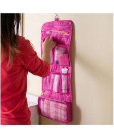 Tragbare Verkaufs hanging organisator beutel Faltbare Kosmetik Make Up Lagerung Reisen Kulturbeutel Waschen