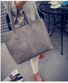 frühling sommermode vintage Handtasche kurze schulter big bags grau schwarz große kapazität bag