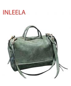 Winter Stil Große Damen Frosted Handtasche Vintage Damen Umhängetasche Moto Tasche Mode Umhänge