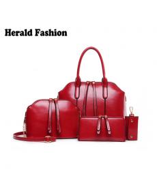 Neue Ankunft Wachs geölt composite Leder beutel Damen Handtaschen schulter Leder Tasche Damen Handtasche Schulter