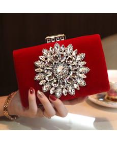 neue Einseitig Sonne Diamant Kristall Abendtaschen Kupplung Tasche Hot Styling Tageskupplungen Dame Hochzeit Damen