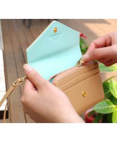 Damen Mode Taschen iPhone Geldbörse Münzfach Armband Beutel PU Leder Zip Wallet