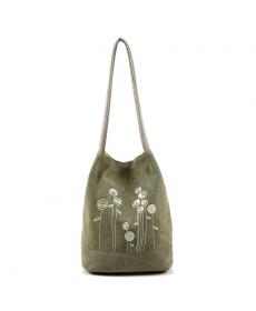 Frühling und Sommer Umhängetasche Leinwand Damen Handtaschen Eimer Damen Handtaschen Casual Big floral Damen