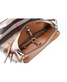BRITISCHEN KUNSTLeder LEINWAND üBERPRüFEN PLAID EIMER Tasche FüR Damen Mode Designer Handtaschen