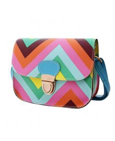 neue Stil Bunte Umhängetasche Mode Damen Kleine Umhängetasche Casual Damen Mädchen Damen Messenger Bag