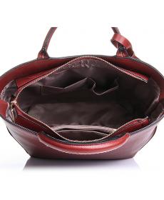 Neue modemarke Handtasche rot pu Leder tote Tasche vintage Damen eimer Tasche designer hanbags hochwertigen tragbaren