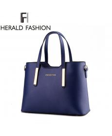 Damen Top griff Tasche Umhängetaschen Pu Leder Handtaschen Solide Tote Bolsas Feminina Borse Weibliche Herold Mode