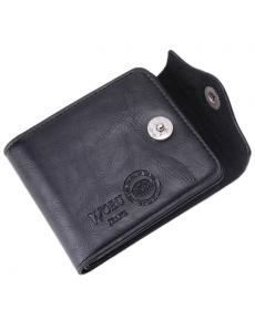 neue pu Herrenportemonnaie multifunktionale kurze bauform Herren Brieftasche Haspe Geldbörse kartenhalter