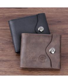 Herren Vintage PU Leder Mode Herren Geldbörsen Kreditkartenetui Schlank Bifold Geldbörse Herren