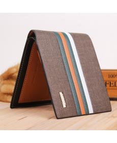 designer echte pu Lederne mappe Herren Brieftaschen luxus marke Brown Striped russland Geldscheinklammer