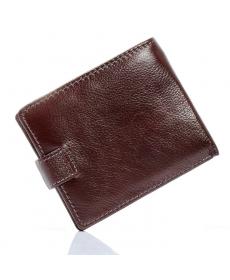 Mens Brown Kaffee Weiche Litschistria Reale Echtes Leder bifold Münzfach ID Kreditkarte Reißverschluss Tasche